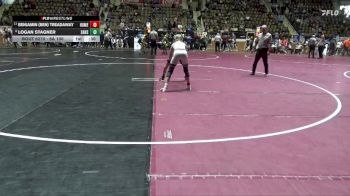 6A 106 lbs Cons. Round 4 - Logan Stagner, Saraland vs Benjamin (ben) Treadaway, Homewood Hs