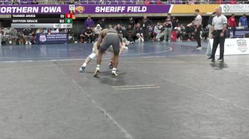 141 lbs Placement (4 Team) - Tanner Arjes, Upper Iowa vs Khyvon Grace, West Liberty