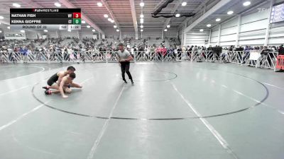 120 lbs Round Of 32 - Nathan Fish, WY vs Kenna Gioffre, CT