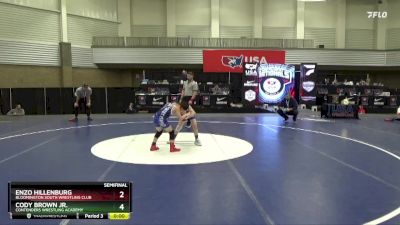63 lbs 1st Place Match - Kaiden Galindez, Michigan vs Liam Brent, Simmons Academy Of Wrestling