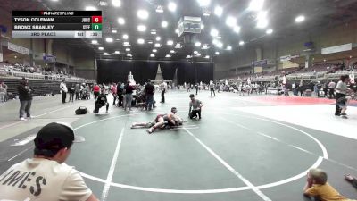 116 lbs 3rd Place - Tyson Coleman, Junction Wrestling Club (JWC) vs Bronx Shanley, Steel City Reloaded WC