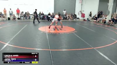 136 lbs Placement Matches (8 Team) - Lincoln James, Ohio Red vs Aspen Tritz, Wisconsin