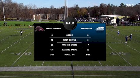 Replay: Franklin Pierce vs Assumption | Nov 16 @ 11 AM