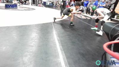 67 lbs Quarterfinal - Dawson Long, Standfast OKC vs Rafael Trevino, Madill Takedown