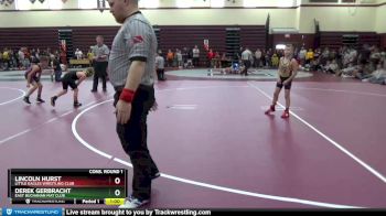 PW-15 lbs Cons. Round 1 - Lincoln Hurst, Little Eagles Wrestling Club vs Derek Gerbracht, East Buchanan Mat Club