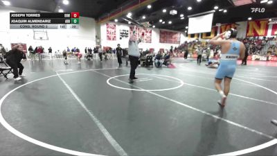 157 lbs Cons. Round 5 - Joseph Torres, Downey vs Joaquin Almendariz, Arroyo