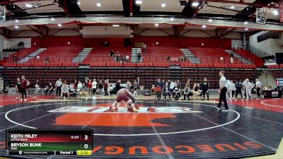 285 lbs Cons. Semi - Keith Miley, Little Rock vs Bryson Buhk, SIUE