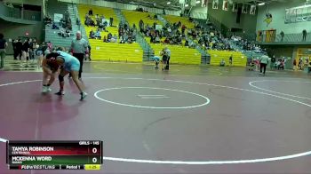 145 lbs Quarterfinal - Tamya Robinson, Centennial vs McKenna Word, Banks