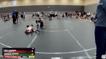 40 lbs Round 2 (10 Team) - Addison Jenkins, Brawler Elite vs Trey Sanders, Mat Assassins