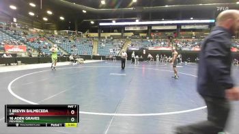 157 lbs Champ. Round 2 - 1 Brevin Balmeceda, Life vs 16 Aden Graves, Providence