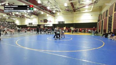 155 lbs Cons. Round 2 - Prab Kaur, Walnut vs Natalie Ramirez, Colton