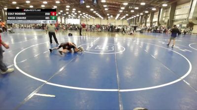 80 lbs Round 1 (9am Friday) - Colt Roeder, Backyard Brawlers vs Knox Chavez, Nebraska Elite