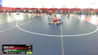 113-118 lbs Round 3 - Landynn Miller, Mauston vs Bryer Caves, Lodi