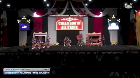 Cheer South All Stars - Miss Majesty [2025 L1 Youth - D2 - Small Day 1] 2025 ASC Battle Under the Big Top Grand Nationals