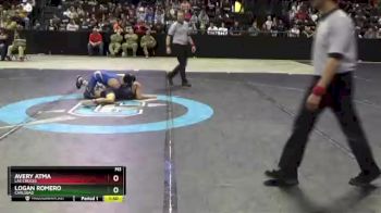 5A 126 lbs Semifinal - Avery Atma, Las Cruces vs Logan Romero, Carlsbad