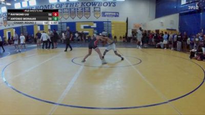120 lbs Champ. Round 2 - Antonio Morales, Eagle Empire vs Raymond Liu, Sons Of Thunder