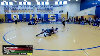 106 Gold Round 4 - Prince Perry, South Dade vs Clayton Newton, Camden County