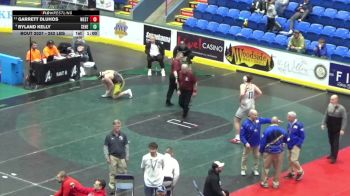 252 lbs 5th Place - Garrett Dluhos, Westmont Hilltop vs Ryland Kelly, Seneca Valley