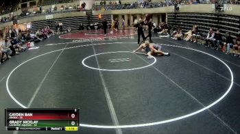 145 lbs Round 1 (4 Team) - Cayden Ban, Anoka vs Grady Nicklay, LaCrosse Aquinas