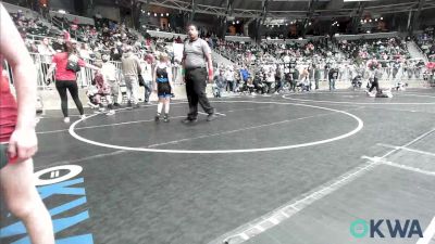 61 lbs 3rd Place - Alex Freeman, Muskogee Rougher Youth Wrestling vs Gunner Ballard, Blanchard Wrestling Club
