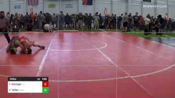 123 lbs Round Of 32 - Trevor Michael, All American Training Center vs Yazir Tellez, Sunkist Kids Monster Garage