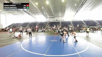 120 lbs Consi Of 8 #1 - Miguel Spencer, Fearless WC vs Teagan Griffiths, Canyon View Falcons