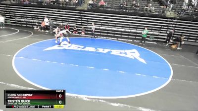 129 lbs Cons. Round 4 - Tristen Quick, Syracuse High School vs Curg Siddoway, Uintah Wrestling