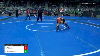 76 lbs Semifinal - Marcus Abeyta, NM Gold vs Kameron Green Jr., Readyrp National