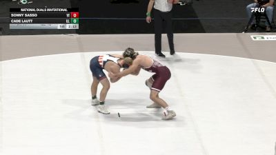197 lbs Semis & 3rd Wb (16 Team) - Sonny Sasso, Virginia Tech vs Cade Lautt, Illinois