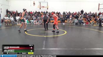 DIVISION 3 lbs Round 3 - Joe Hackett, Columbus Catholic vs Jacob Grangaard, Waukon