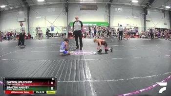 53 lbs Round 1 (4 Team) - Paxton Holcombe, Team Palmetto vs Braxtin Harvey, Storm Wrestling