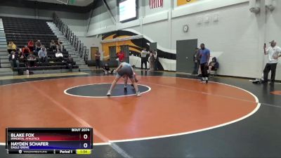 16U-7 lbs Round 2 - Blake Fox, Immortal Athletics vs Hayden Schafer, EAGLE GROVE