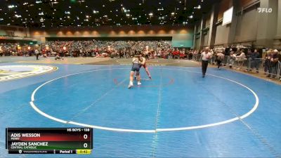 138 lbs Cons. Round 3 - Jayden Sanchez, Central Catholic vs Adis Wesson, Perry