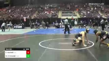 138 lbs Consi Of 32 #2 - Ethan Hartnell, Izzy Style vs Michael Coffey-Crowder, Threshold Wrestling Club