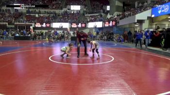 68 lbs Quarterfinal - Karter Bierlein, Forsyth Wrestling Club vs Clayton Hoffman, Mine Yard Dogs Wrestling Club