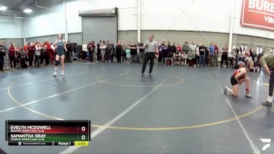 95-109 lbs Round 1 - Samantha Gray, Legend Wrestling Club vs Evelyn McDowell, Reaper Wrestling Club