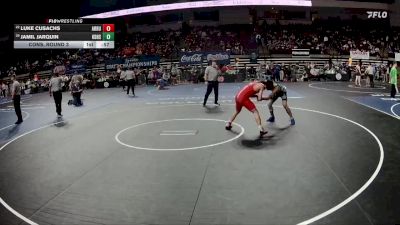 D 2 150 lbs Cons. Round 3 - Luke Cusachs, Archbishop Rummel vs Jamil Jarquin, Kenner Discovery Health Science