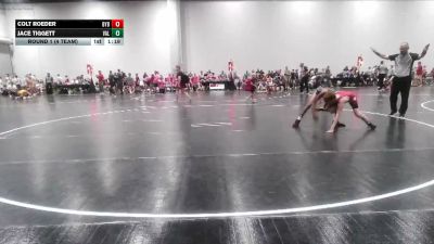 89 lbs Round 1 (4 Team) - Jace Tiggett, WTF- Valebound vs Colt Roeder, Backyard Brawlers