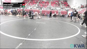 60 lbs Consolation - Asher Fanshier, Clinton Youth Wrestling vs Rhett Villines, Weatherford Youth Wrestling