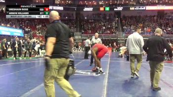 3A-285 lbs Champ. Round 2 - Dreshaun Ross, Fort Dodge vs Armon Williams, Bettendorf