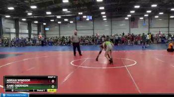 88 lbs Round 2 - Gabe Oberheim, PA Blue vs Adrian Windsor, No Escape WA