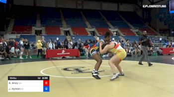 164 lbs Cons 16 #2 - Abbey Aney, Washington vs Jaylen Hyman, Maryland