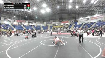 109 lbs Quarterfinal - Wai Fandrich, Darkhorse WC vs Marina Wince, Black Fox Wrestling Academy