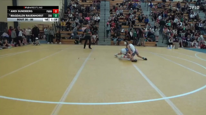 80 lbs Quarterfinal - Andi Sundberg, Berge Elite Wrestling Academy vs ...
