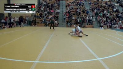 80 lbs Quarterfinal - Andi Sundberg, Berge Elite Wrestling Academy vs Magdalen Rauenhorst, Summit Wrestling Academy