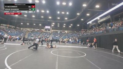141 lbs Cons. Round 3 - Azaan Shannon, Carl Albert State vs Ty McCormick, Williams Baptist