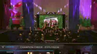 Champion Cheer - Explosion [2021 L2.1 Junior - PREP Day 1] 2021 NCA Holiday Classic DI/DII