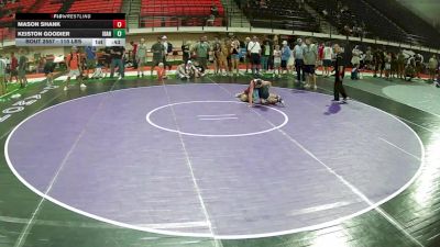 110 lbs Champ. Round 5 - Mason Shank vs Keiston Goodier, Idaho