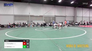 105 lbs Rr Rnd 7 - Connor Chancellor, Outlaws 14U vs Gavin Matheis, Untouchables 14U Blue