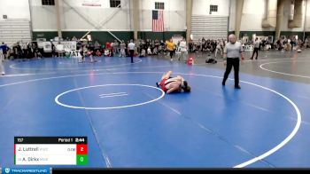 157 lbs Cons. Round 5 - Abraham Dirkx, Morningside (Iowa) vs Jayden Luttrell, Western Wyoming College